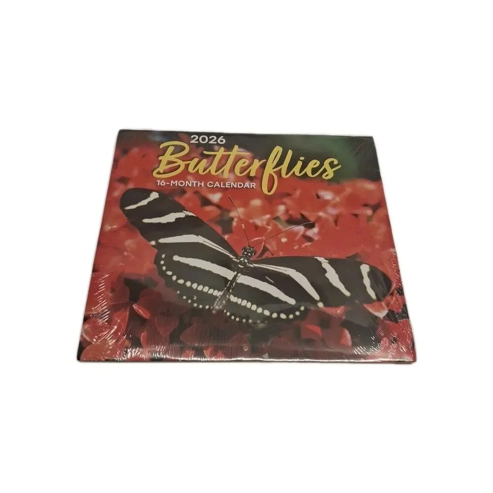 2026 Butterflies Wall Calendar 10